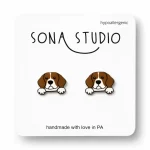 Beagle Earrings