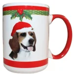 🎄 Festive Beagle Christmas Mug