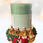 🎄 Festive Beagle Candle Surround/Topper