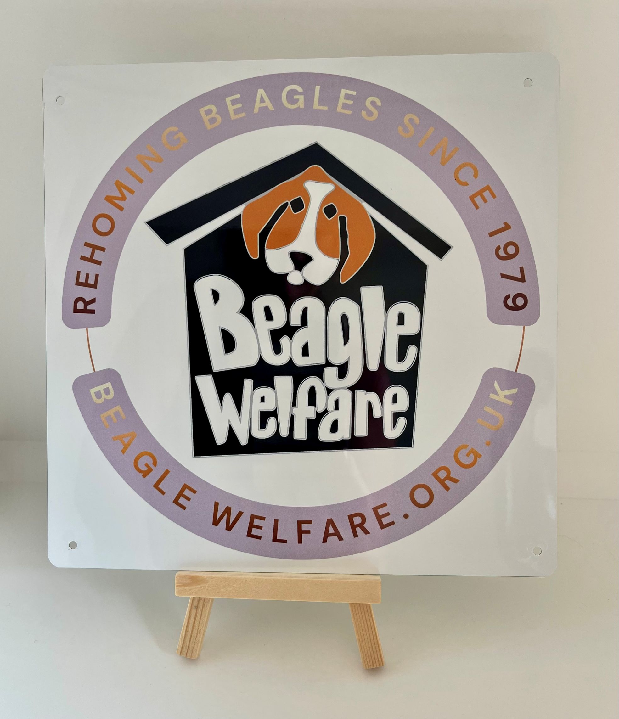 EXCLUSIVE - Beagle Welfare Logo Metal Plaque - Image 2